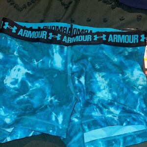 Under Armour Teal Tie-Dye Boxer Briefs